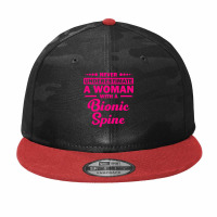 Funny Bionic Spine Surgery Recovery Gift Back Spinal Fusion Long Sleev Camo Snapback | Artistshot