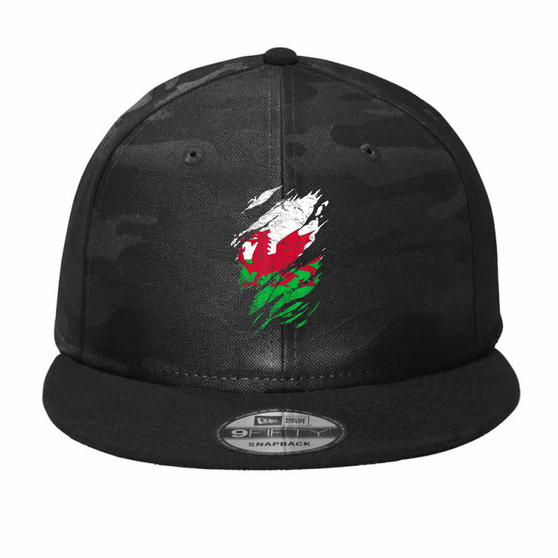 Wales Flag Welsh Dragon Baner Y Ddraig Goch Cardiff Heritage T Shirt Camo Snapback by cm-arts | Artistshot