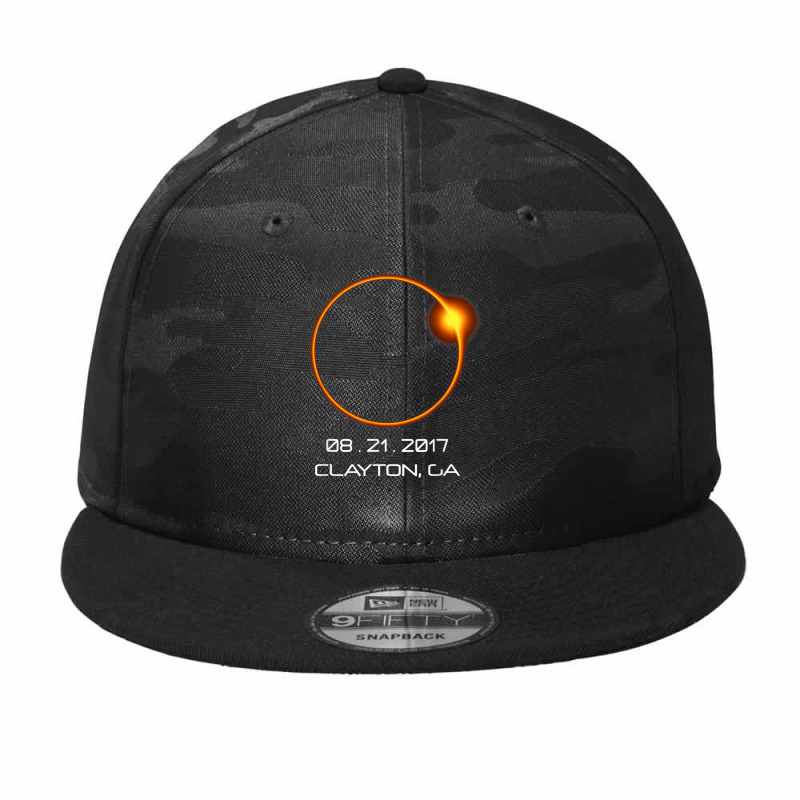 Total Solar Eclipse T Shirt   Clayton Ga Camo Snapback by cm-arts | Artistshot