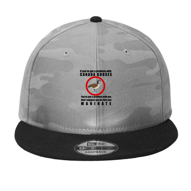 Canada Gooses Letterkenny For Boyfriend Camo Snapback by MarlonTaylor | Artistshot