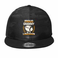 American Football Proud Grammy Of A Lineman Family Camo Snapback | Artistshot