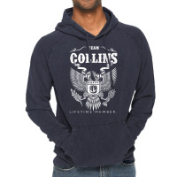Team Collins Lifetime Member Vintage Hoodie | Artistshot