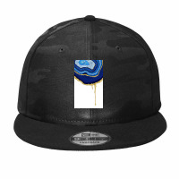 Sapphire Dripping Agate Camo Snapback | Artistshot