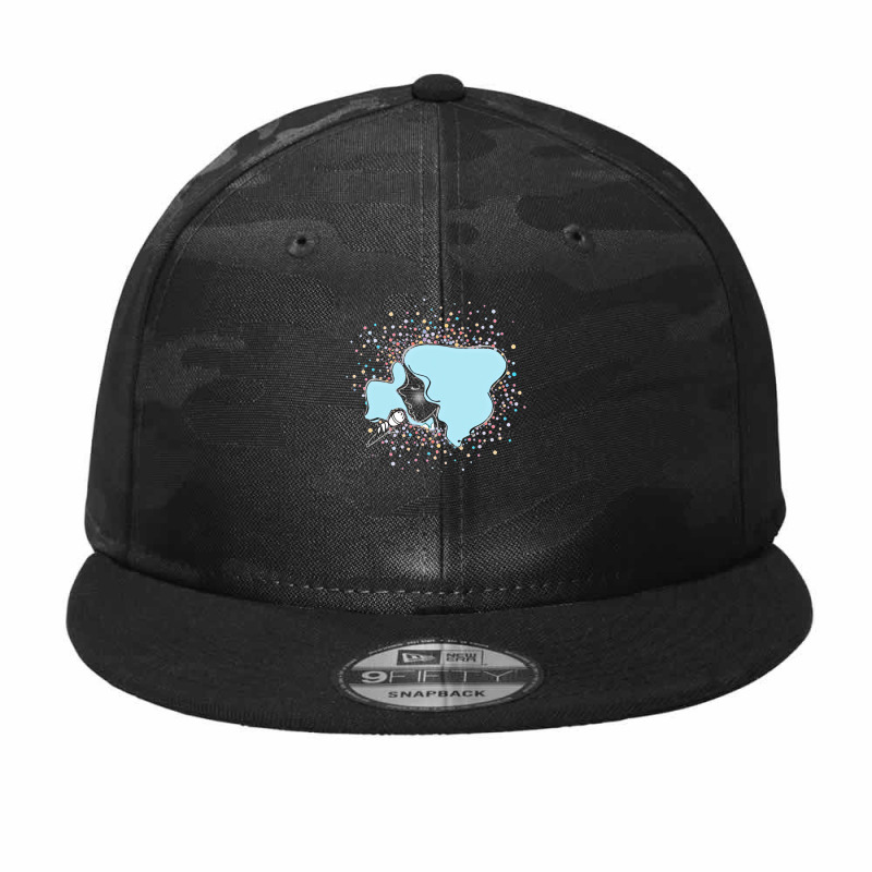 Sing Like A Popstar Camo Snapback by KristyMelton | Artistshot