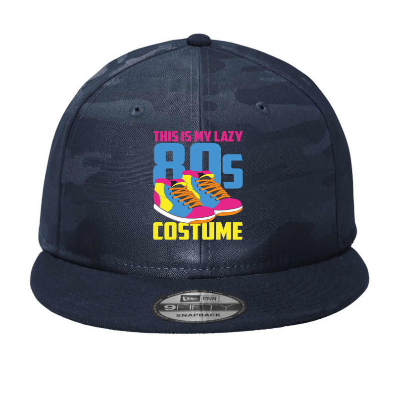 Retro 80s Lover Theme Party Lazy Costume Funny 80s Camo Snapback | Artistshot