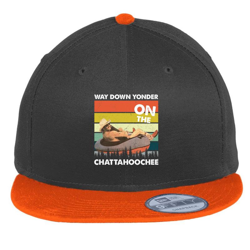 Vintage Way Down Yonder On The Chattahoochee Gift Men Women Flat Bill Snapback Cap | Artistshot