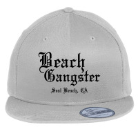 Beach Gangster Surfer Summer Flat Bill Snapback Cap | Artistshot