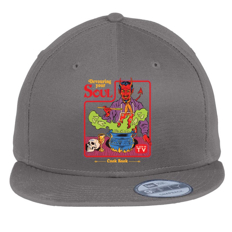 Devouring Your Soul Flat Bill Snapback Cap by cm-arts | Artistshot