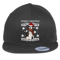 Merry Christmas Ornament Alaskan Malamute Xmas Santa Pullover Hoodie Flat Bill Snapback Cap | Artistshot