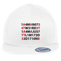 I’m Not Weird, I’m Just Limited Edition - 1 4m N07 W31rd 1 4m Ju57 Flat Bill Snapback Cap | Artistshot