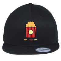 Pop Art Corn Flat Bill Snapback Cap | Artistshot