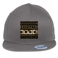 Latvian Traditional Pagan Symbols Of Luck And Light In Gold Flat Bill Snapback Cap | Artistshot