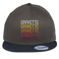 Gravette, Ar Vintage Style Arkansas Flat Bill Snapback Cap | Artistshot