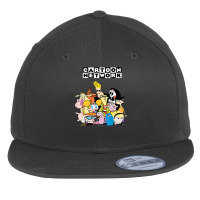 Cartoon Network Character Group Stance Flat Bill Snapback Cap | Artistshot