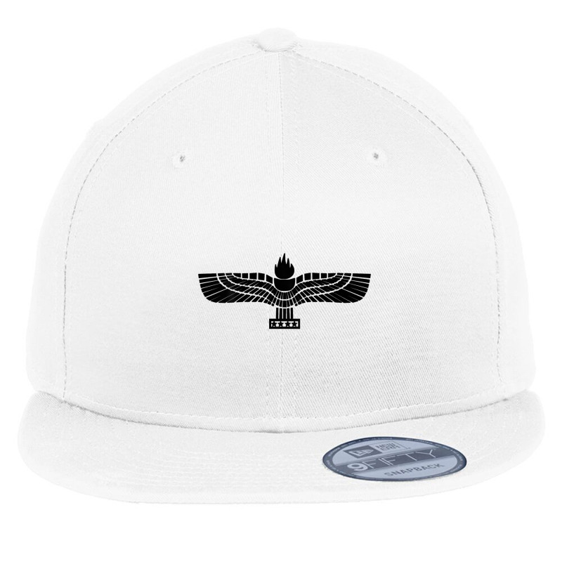 Aramaic Aramean Flag Eagle Torch Syrian Aramaic T Shirt Flat Bill Snapback Cap by cm-arts | Artistshot