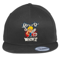 Donington, Rock City 1992, The Donington, Donington Art, Donington Vin Flat Bill Snapback Cap | Artistshot