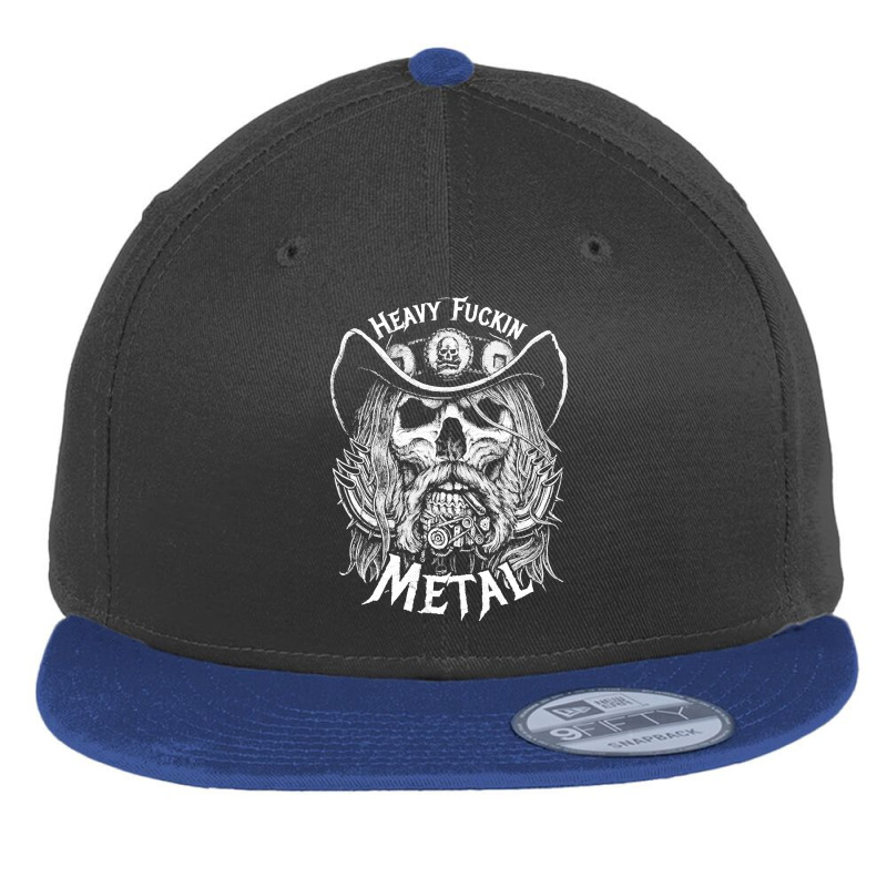 Heavy Fuckin Metal, Heavy Fuckin Metal Vintage, Heavy Fuckin Metal Art Flat Bill Snapback Cap by SHOPP8D | Artistshot