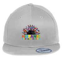 National Hispanic Heritage Month Sunflower All Countries Flat Bill Snapback Cap | Artistshot