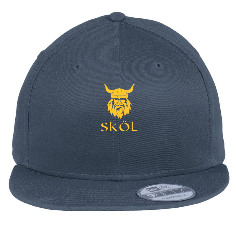 Skol Viking Fan Merchandise Purple Minnesota Adults Kids Flat Bill Snapback Cap | Artistshot