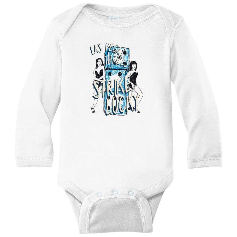 Las Vegas Long Sleeve Baby Bodysuit by Disgus_Thing | Artistshot