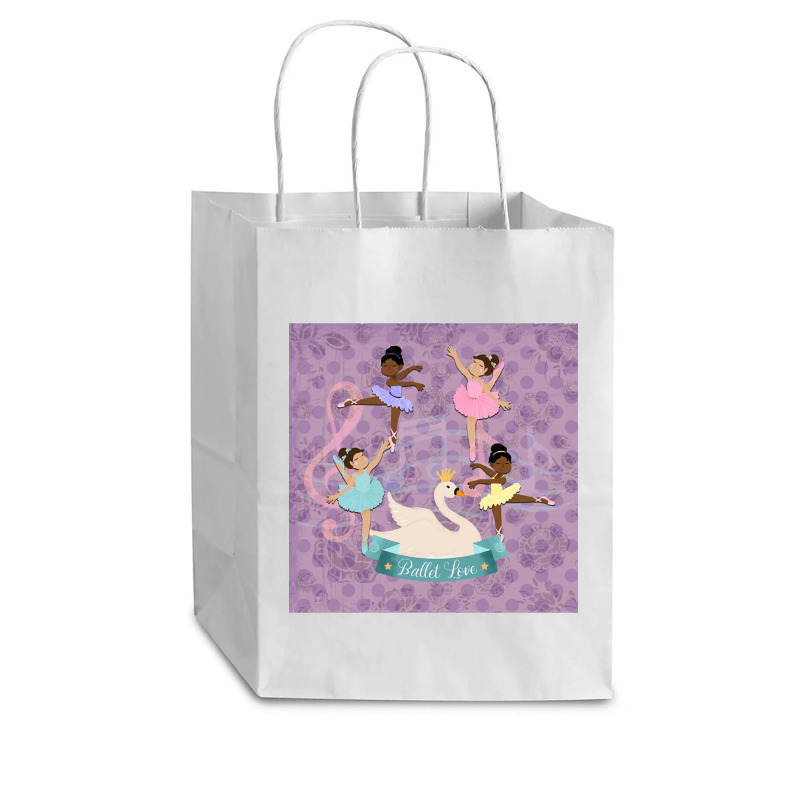 Limited Edition Ballet Love Little Ballerina Cub Paper Bag - 8 X 4 1/2 X 10 1/4 | Artistshot