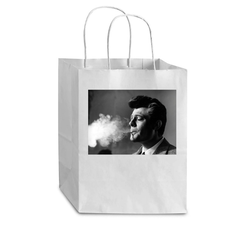 Marcello Mastroianni  T Hippie Cub Paper Bag - 8 X 4 1/2 X 10 1/4 | Artistshot