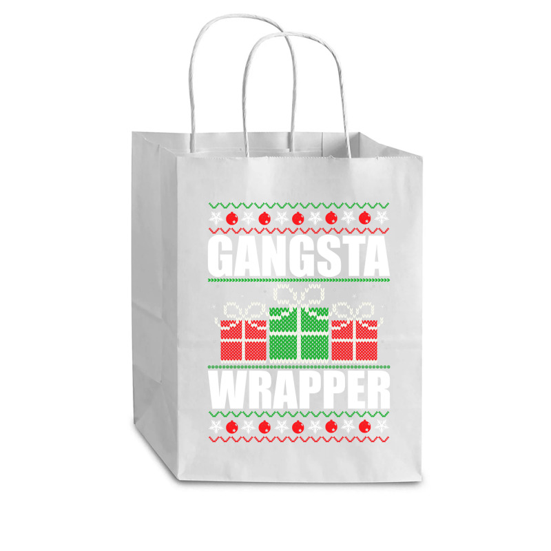 Gangsta Wrapper Pullover Hoodie Cub Paper Bag - 8 X 4 1/2 X 10 1/4 | Artistshot