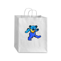 Blue Grateful Dancing Hippie Classic Rock Dead Bear Debie Paper Bag - 10 X 5 X 13 | Artistshot