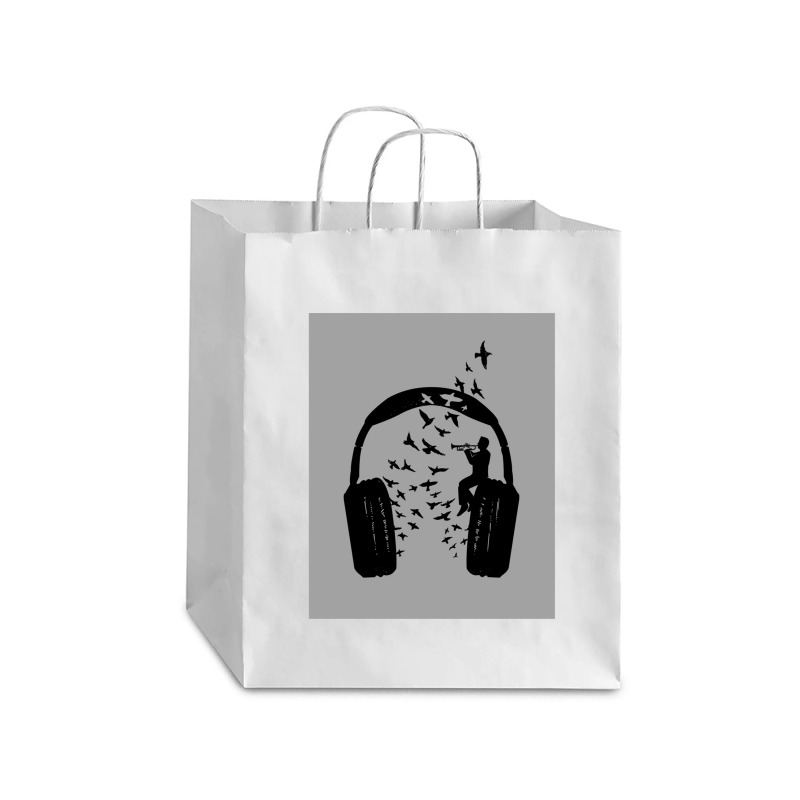 Headphone  Trumpet 1 Debie Paper Bag - 10 X 5 X 13 | Artistshot