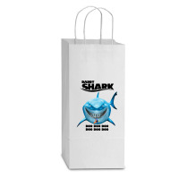 Daddy Shark   Finding Nemo Double Wine Paper Bag - 6 1/2 X 3 1/2 X 12 3/8 | Artistshot