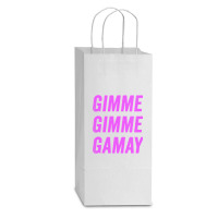 Womens Gamay Noir Gimme Gimme Gamay Cru Beaujolais Wine Collector Vnec Double Wine Paper Bag - 6 1/2 X 3 1/2 X 12 3/8 | Artistshot