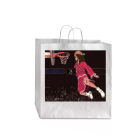 Could Jesus Ball Poster Jumbo Paper Bag - 18 X 7 X 18 3/4 | Artistshot