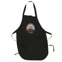 Happy Last Day Of School Teacher Student Graduation Rainbow 357 Full-length Apron | Artistshot