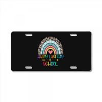 Happy Last Day Of School Teacher Student Graduation Rainbow 357 License Plate | Artistshot