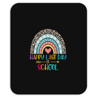 Happy Last Day Of School Teacher Student Graduation Rainbow 357 Mousepad | Artistshot