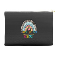 Happy Last Day Of School Teacher Student Graduation Rainbow 357 Accessory Pouches | Artistshot