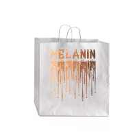 Drippin Melanin For Women Pride  Gifts Black History Month Jumbo Paper Bag - 18 X 7 X 18 3/4 | Artistshot