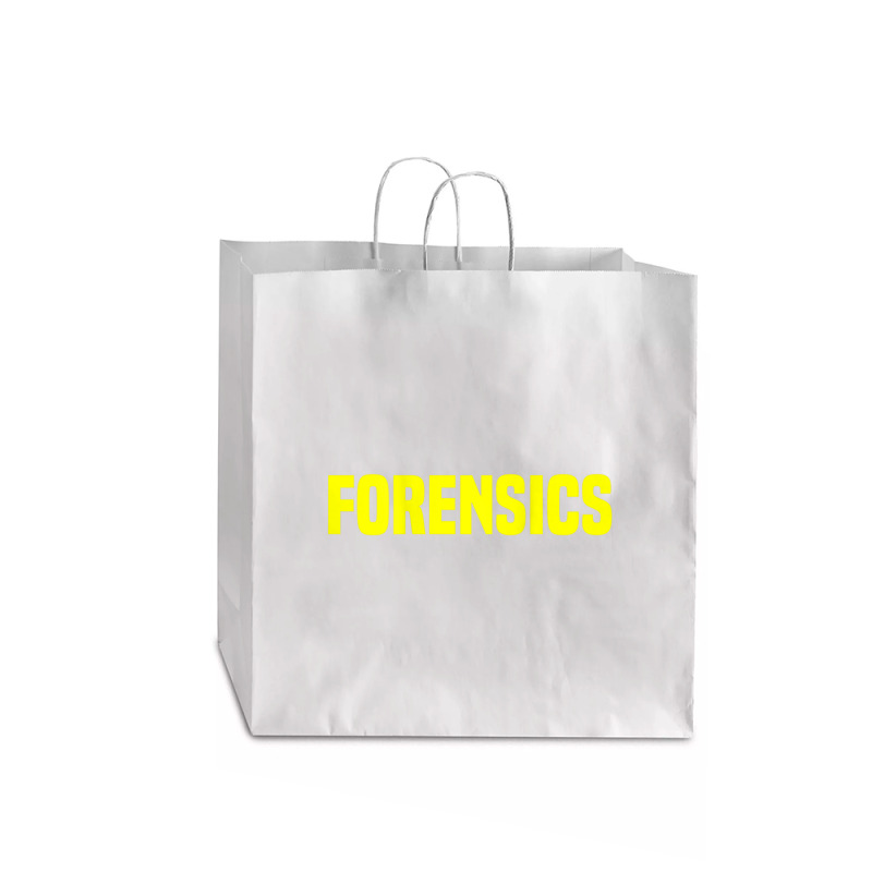 Trending Forensics Crime Investigator Detectives Policemen Jumbo Paper Bag - 18 X 7 X 18 3/4 | Artistshot