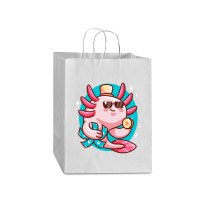 Axolotl Axolotl Fish Axolotl Pun Axolotl Lover Funny Axolotl Cute Axol Mart Paper Bag -13 X 7 X 17 | Artistshot