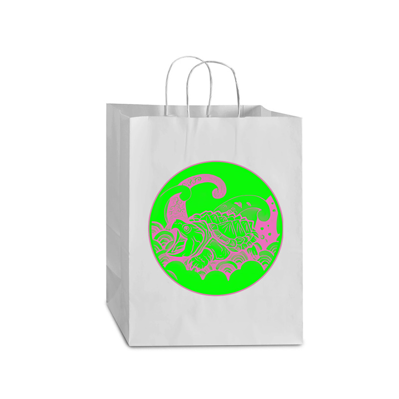 Giant Alligator Snapping Turtle - Japanese Style For Reptiles Lovers - Mart Paper Bag -13 X 7 X 17 | Artistshot