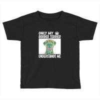 Only My Border Terrier Understands Me Toddler T-shirt | Artistshot