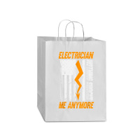 Electrician Nothing Shocks Me Anymore Usa Flag American Mart Paper Bag -13 X 7 X 17 | Artistshot