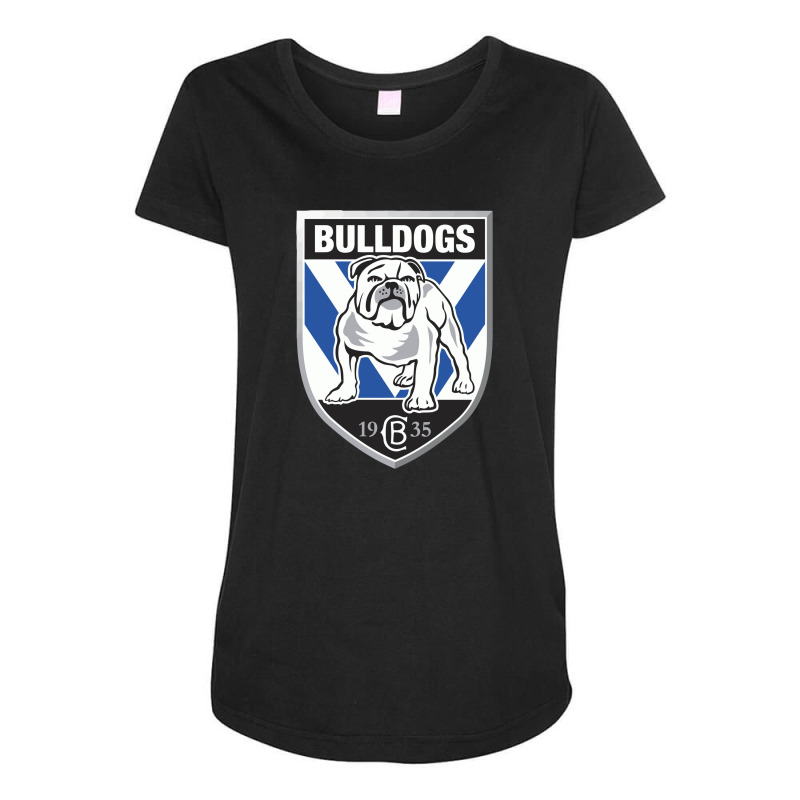 Bulldogs Rlfc Maternity Scoop Neck T-shirt by SomArt | Artistshot