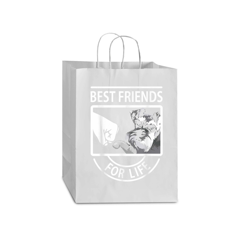 Schnauzer Best Friends For Life Tshirt Mart Paper Bag -13 X 7 X 17 | Artistshot