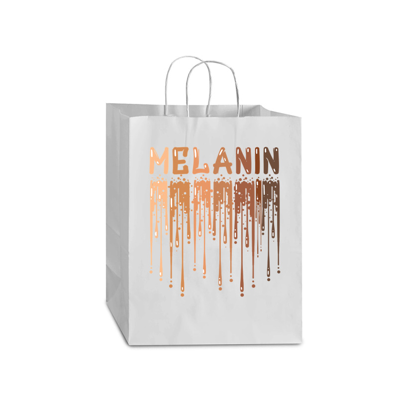 Drippin Melanin For Women Pride  Gifts Black History Month Mart Paper Bag -13 X 7 X 17 | Artistshot