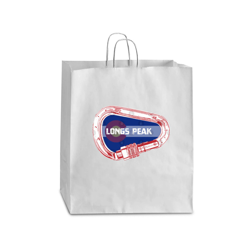 Longs Peak Climbing Carabiner Queen Paper Bag - 16 X 6 X 19 1/4 | Artistshot