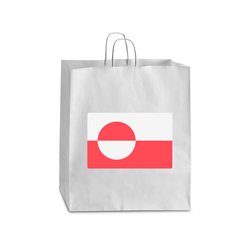 Awesome Greenland Flag Queen Paper Bag - 16 X 6 X 19 1/4 | Artistshot