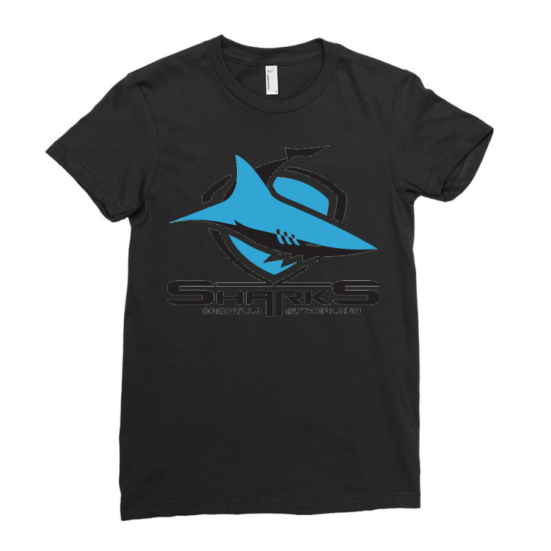 Cronulla Sharks Ladies Fitted T-Shirt by SomArt | Artistshot