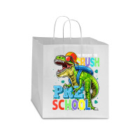 I'm Ready To Crush Preschool Dinosaur Back To School Kids Star Paper Bag - 13 X 7 X 13 | Artistshot