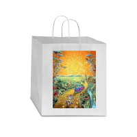 Grateful Sun Star Paper Bag - 13 X 7 X 13 | Artistshot